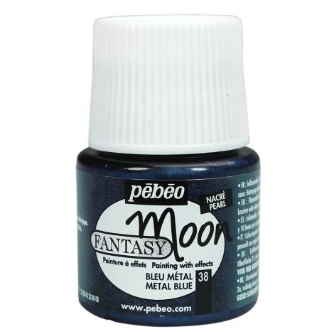 Farba Pebeo Fantasy Moon 45ml, Niebieska/38 Metal Blue